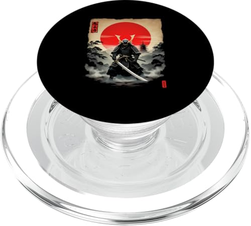 Dramatischer Samurai PopSockets PopGrip für MagSafe Dramatischer Samurai PopSockets PopGrip für MagSafe von Dramatischer Samurai Designs
