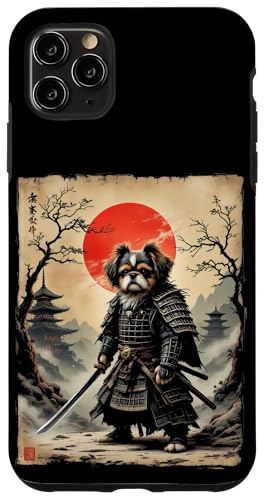 Dramatischer Samurai Hund Hülle für iPhone 11 Pro Max von Dramatischer Samurai Hund Designs