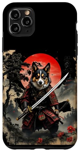 Dramatischer Samurai Hund Hülle für iPhone 11 Pro Max von Dramatischer Samurai Hund Designs