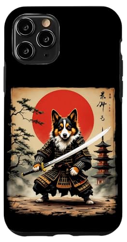 Dramatischer Samurai-Hund Hülle für iPhone 11 Pro von Dramatischer Samurai-Hund Designs