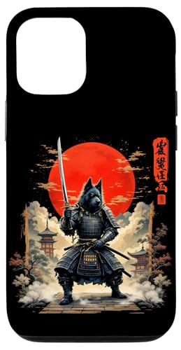 Dramatischer Samurai-Hund Hülle für iPhone 12/12 Pro Dramatischer Samurai-Hund Hülle für iPhone 12/12 Pro von Dramatischer Samurai-Hund Designs