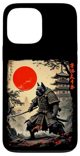 Dramatischer Samurai Hund Hülle für iPhone 13 Pro Max von Dramatischer Samurai Hund Designs
