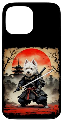 Dramatischer Samurai Hund Hülle für iPhone 13 Pro Max von Dramatischer Samurai Hund Designs