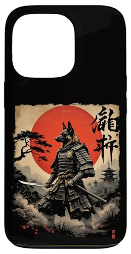 Dramatischer Samurai Hund Hülle für iPhone 13 Pro von Dramatischer Samurai Hund Designs