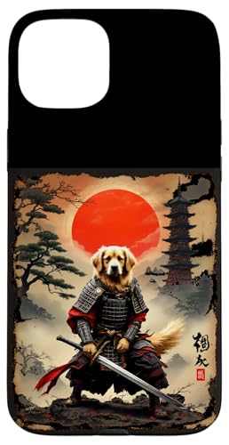Dramatischer Samurai Hund Hülle für iPhone 15 Plus von Dramatischer Samurai Hund Designs