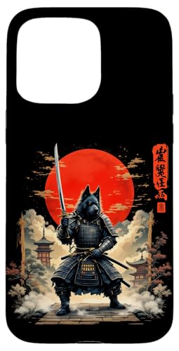 Dramatischer Samurai-Hund Hülle für iPhone 15 Pro Max von Dramatischer Samurai-Hund Designs