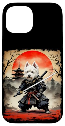 Dramatischer Samurai Hund Hülle für iPhone 15 Dramatischer Samurai Hund Hülle für iPhone 15 von Dramatischer Samurai Hund Designs