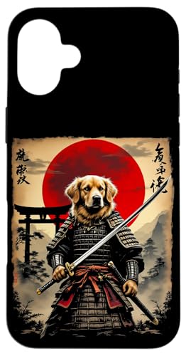 Dramatischer Samurai Hund Hülle für iPhone 16 Plus Dramatischer Samurai Hund Hülle für iPhone 16 Plus von Dramatischer Samurai Hund Designs
