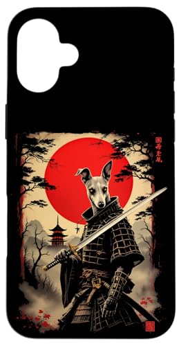 Dramatischer Samurai Hund Hülle für iPhone 16 Plus Dramatischer Samurai Hund Hülle für iPhone 16 Plus von Dramatischer Samurai Hund Designs