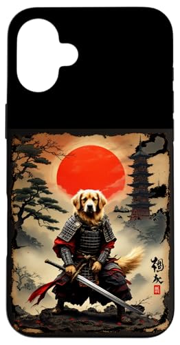 Dramatischer Samurai Hund Hülle für iPhone 16 Plus Dramatischer Samurai Hund Hülle für iPhone 16 Plus von Dramatischer Samurai Hund Designs