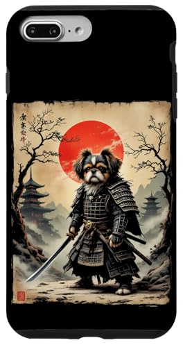 Dramatischer Samurai Hund Hülle für iPhone 7 Plus/8 Plus von Dramatischer Samurai Hund Designs