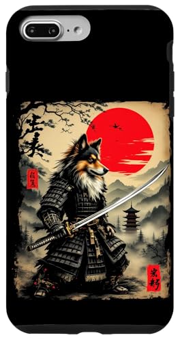 Dramatischer Samurai Hund Hülle für iPhone 7 Plus/8 Plus von Dramatischer Samurai Hund Designs