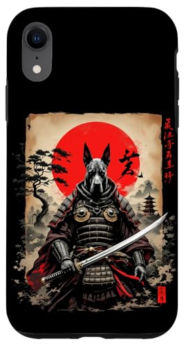 Dramatischer Samurai Hund Hülle für iPhone XR Dramatischer Samurai Hund Hülle für iPhone XR von Dramatischer Samurai Hund Designs
