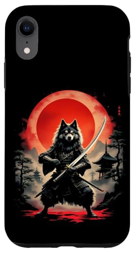 Dramatischer Samurai Hund Hülle für iPhone XR von Dramatischer Samurai Hund Designs