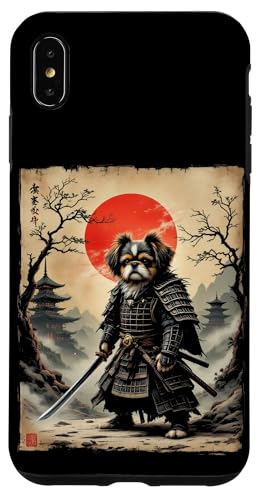 Dramatischer Samurai Hund Hülle für iPhone XS Max Dramatischer Samurai Hund Hülle für iPhone XS Max von Dramatischer Samurai Hund Designs