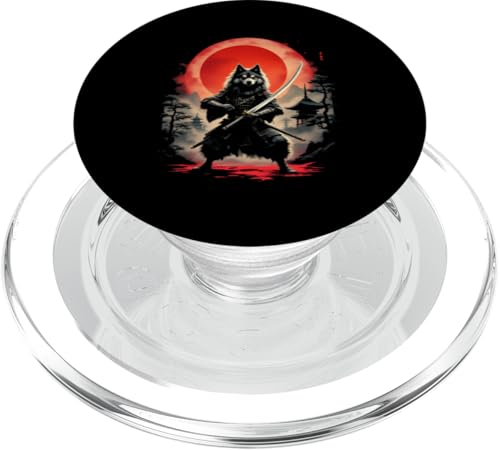 Dramatischer Samurai Hund PopSockets PopGrip für MagSafe Dramatischer Samurai Hund PopSockets PopGrip für MagSafe von Dramatischer Samurai Hund Designs