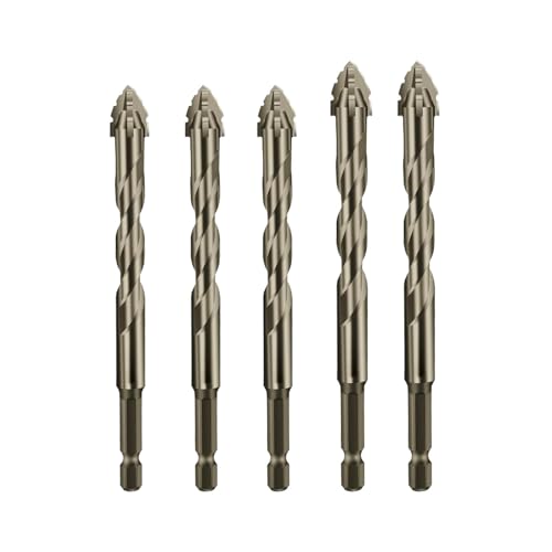 vierschneidiger exzenterbohrer-set,hochfeste Exzenterbohrer mit vier Schneiden und Sägezahnung Gezahnte Steinbohrer Gezahnter Bohrer-Set mit hoher Härte und a bgeschrägter Spitze | für Beton, Glas vierschneidiger exzenterbohrer-set,hochfeste Exzenterbohrer mit vier Schneiden und Sägezahnung Gezahnte Steinbohrer Gezahnter Bohrer-Set mit hoher Härte und a bgeschrägter Spitze | für Beton, Glas von Dranng