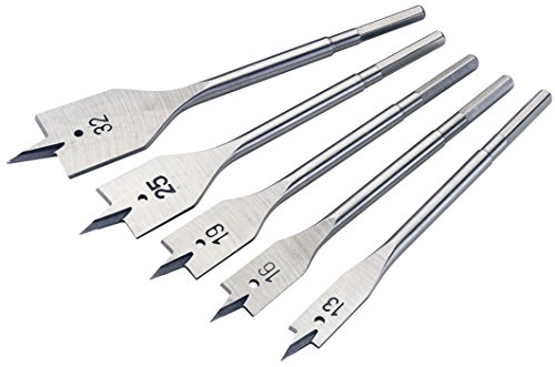 DRAPER Tools Fb/5/C Flach Holz Bit Set, blau, Set von 5 Stück DRAPER Tools Fb/5/C Flach Holz Bit Set, blau, Set von 5 Stück von Draper