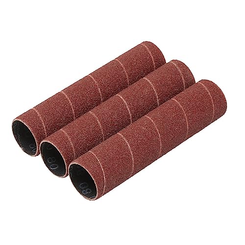 Draper 08403 Schleifhülsen, Aluminiumoxid, 25 x 115 mm, Körnung 80, 3 Stück von Draper