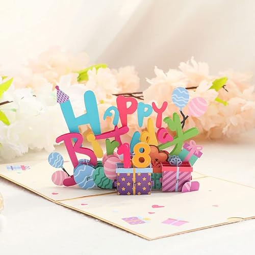 3d-Pop-Up-GrußKarte：Faltbare Geburtstagskarte Geburtstagskuchen Mit SchöNen Papierausschnitten Und UmschläGen Gesegnete 3d-Geschenkkarte Ein Besonderes Geschenk Um Ihre Familie Freunde Und Liebhaber von Drawelry