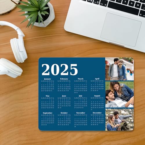 Drawelry Personalisierte Foto Mauspad mit Bild, Namen Text Bedruckt Rechteckig rutschfeste Zuhause Büro Gaming Mouse Pads Individuelle Fotogeschenke für Männer, Frauen, Familie, Freunde (A7) von Drawelry