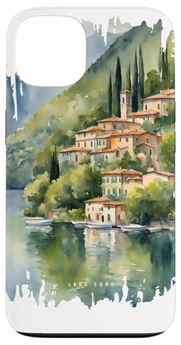 Comer See Malerei Aquarell Kunst Vintage Reisen Italien Hülle für iPhone 13 Comer See Malerei Aquarell Kunst Vintage Reisen Italien Hülle für iPhone 13 von GLOBESKETCH - Drawings around the world travel art