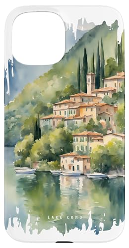 Comer See Malerei Aquarell Kunst Vintage Reisen Italien Hülle für iPhone 15 Comer See Malerei Aquarell Kunst Vintage Reisen Italien Hülle für iPhone 15 von GLOBESKETCH - Drawings around the world travel art