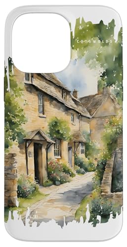 Cotswolds London Gemälde Aquarell Kunst Vintage Reisen UK Hülle für iPhone 14 Pro Max Cotswolds London Gemälde Aquarell Kunst Vintage Reisen UK Hülle für iPhone 14 Pro Max von GLOBESKETCH - Drawings around the world travel art