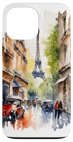 Eiffelturm Gemälde Aquarell Kunst Vintage Reisen Paris Hülle für iPhone 13 Pro Max Eiffelturm Gemälde Aquarell Kunst Vintage Reisen Paris Hülle für iPhone 13 Pro Max von GLOBESKETCH - Drawings around the world travel art