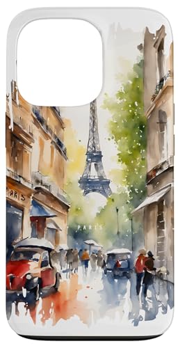 Eiffelturm Gemälde Aquarell Kunst Vintage Reisen Paris Hülle für iPhone 13 Pro Eiffelturm Gemälde Aquarell Kunst Vintage Reisen Paris Hülle für iPhone 13 Pro von GLOBESKETCH - Drawings around the world travel art