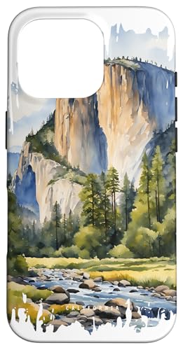Kalifornien Parks Malerei Aquarell Kunst Vintage Reisen USA Hülle für iPhone 16 Pro Kalifornien Parks Malerei Aquarell Kunst Vintage Reisen USA Hülle für iPhone 16 Pro von GLOBESKETCH - Drawings around the world travel art