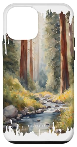 Kalifornien USA Malerei Aquarell Kunst Vintage Reisen Park Hülle für iPhone 12 mini von GLOBESKETCH - Drawings around the world travel art