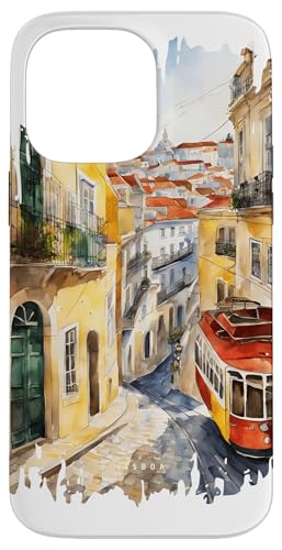 Lissabon Straßenbahn Malerei Aquarell Kunst Reisen Lisboa Hülle für iPhone 14 Pro Max Lissabon Straßenbahn Malerei Aquarell Kunst Reisen Lisboa Hülle für iPhone 14 Pro Max von GLOBESKETCH - Drawings around the world travel art