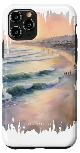 Los Angeles Meer Gemälde Aquarell Kunst Vintage Reisen USA Hülle für iPhone 11 Pro Los Angeles Meer Gemälde Aquarell Kunst Vintage Reisen USA Hülle für iPhone 11 Pro von GLOBESKETCH - Drawings around the world travel art