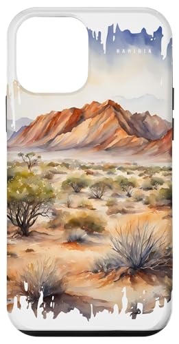 Namibia Afrika Malerei Aquarell Kunst Vintage Reisen Wüste Hülle für iPhone 12 mini Namibia Afrika Malerei Aquarell Kunst Vintage Reisen Wüste Hülle für iPhone 12 mini von GLOBESKETCH - Drawings around the world travel art