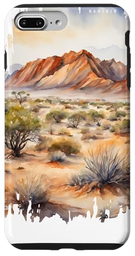 Namibia Afrika Malerei Aquarell Kunst Vintage Reisen Wüste Hülle für iPhone 7 Plus/8 Plus Namibia Afrika Malerei Aquarell Kunst Vintage Reisen Wüste Hülle für iPhone 7 Plus/8 Plus von GLOBESKETCH - Drawings around the world travel art