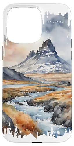 Natur Island Malerei Aquarell Kunst Vintage Reisen Vulcan Hülle für iPhone 15 Pro Max Natur Island Malerei Aquarell Kunst Vintage Reisen Vulcan Hülle für iPhone 15 Pro Max von GLOBESKETCH - Drawings around the world travel art