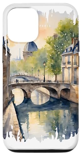 Paris Frankreich Malerei Aquarell Kunst Vintage Reisen Hülle für iPhone 12/12 Pro Paris Frankreich Malerei Aquarell Kunst Vintage Reisen Hülle für iPhone 12/12 Pro von GLOBESKETCH - Drawings around the world travel art
