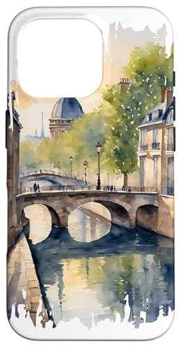 Paris Frankreich Malerei Aquarell Kunst Vintage Reisen Hülle für iPhone 16 Pro Paris Frankreich Malerei Aquarell Kunst Vintage Reisen Hülle für iPhone 16 Pro von GLOBESKETCH - Drawings around the world travel art