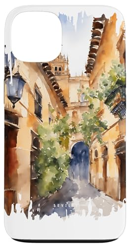 Sevilla Malerei Aquarell Kunst Vintage Reisen Spanien Hülle für iPhone 13 Sevilla Malerei Aquarell Kunst Vintage Reisen Spanien Hülle für iPhone 13 von GLOBESKETCH - Drawings around the world travel art