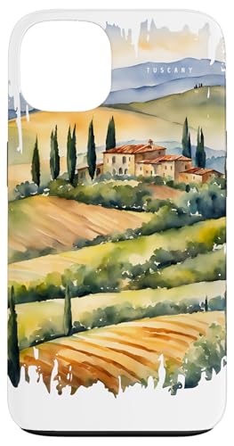 Toskana Malerei Aquarell Kunst Vintage Reisen Italien Hülle für iPhone 13 Toskana Malerei Aquarell Kunst Vintage Reisen Italien Hülle für iPhone 13 von GLOBESKETCH - Drawings around the world travel art