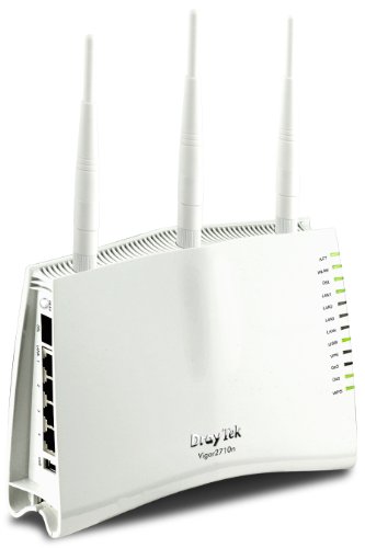 Draytek Vigor 2710n DSL Wireless Router Switch 4 Port 802.11b/g/n (Draft 2.0) Desktop-PC von DrayTek