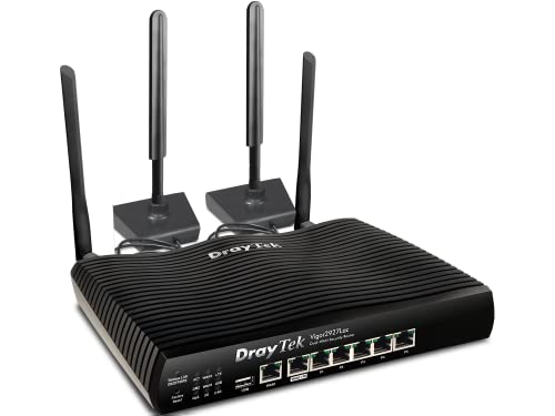DrayTek Vigor 2927Lac - LTE-Serie - 4G LTE Embedded Dual-WAN VPN Firewall Router für schnelle Internetverbindung, V2927Lac-DE-AT-CH DrayTek Vigor 2927Lac - LTE-Serie - 4G LTE Embedded Dual-WAN VPN Firewall Router für schnelle Internetverbindung, V2927Lac-DE-AT-CH von DrayTek