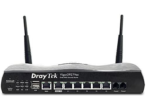 DrayTek Vigor 2927Vac (DualWAN VoIP WLAN ac) V2927Vac-DE-AT-CH von DrayTek