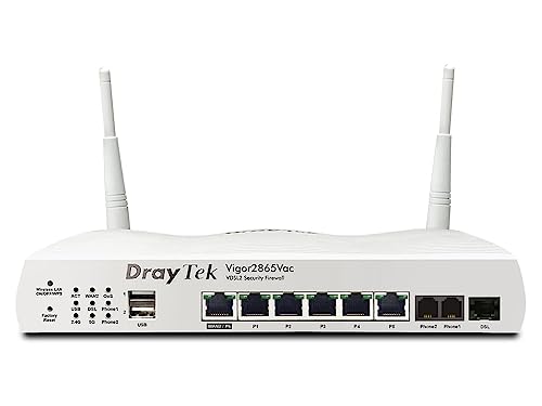 DrayTek Vigor2865Vac - Dual-WAN VPN Firewall Router (Annex-B) von DrayTek
