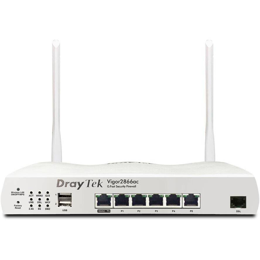 DrayTek Vigor 2866ax    WLAN-AC ModemR. ADSL2+/VDSL2/G.Fast retail von Draytek