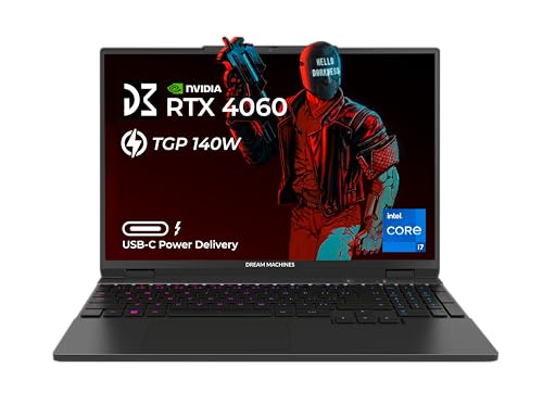 Dream Machines RG4060-15EU48 i7-14650HX/RTX4060/15.3”/WQXGA/120Hz/RGB100%/1TB M.2 SSD/32 GB Dream Machines RG4060-15EU48 i7-14650HX/RTX4060/15.3”/WQXGA/120Hz/RGB100%/1TB M.2 SSD/32 GB von Dream Machines