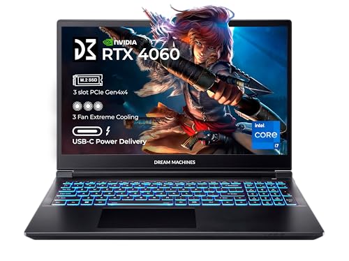 Dream Machines RG4070-16EU36 i7-14700HX/RTX4070/16.0”/FHD+/144Hz/N7/1TB M.2 SSD/32 GB von Dream Machines