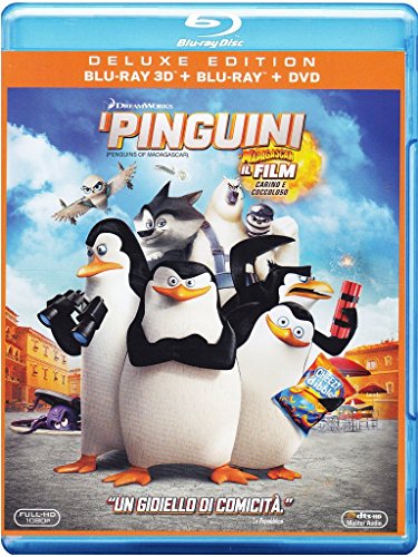 I pinguini di Madagascar (2D+3D+DVD) [3D Blu-ray] [IT Import] von DreamWorks