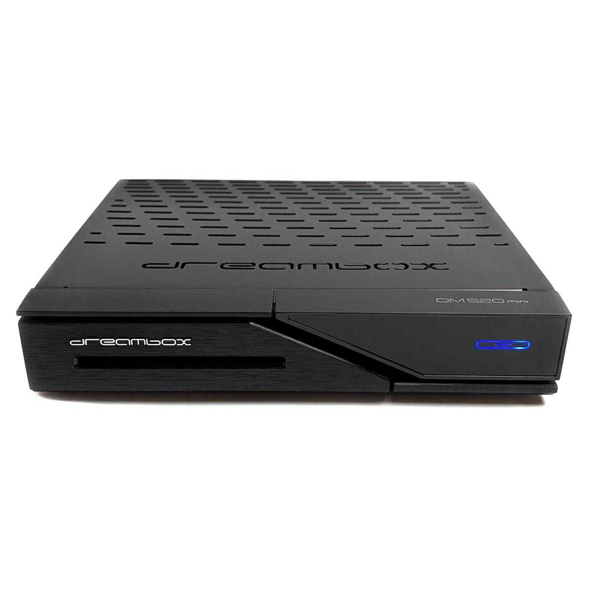 Dreambox DM520 Mini HD Full HD E2 Linux Sat-Receiver (1x DVB-S2 PVR USB LAN H.265 Schwarz) von Dreambox